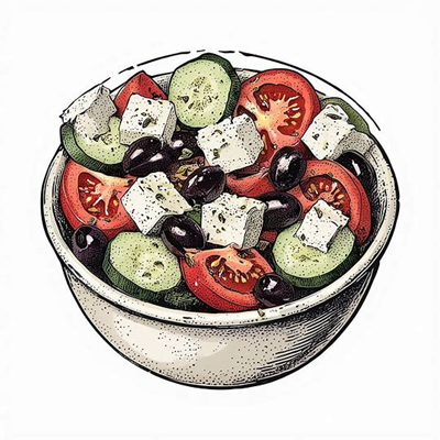 سالاد یونانی