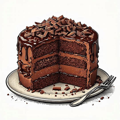 کیک شکلاتی