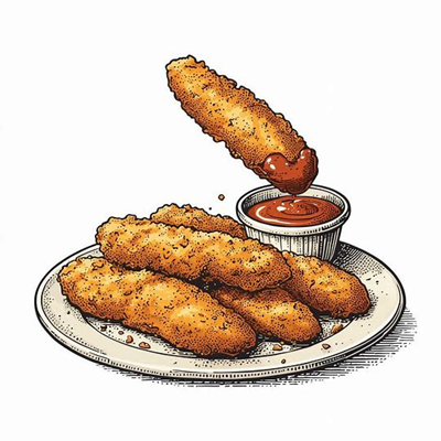 فیله استریپس (۵ تکه)