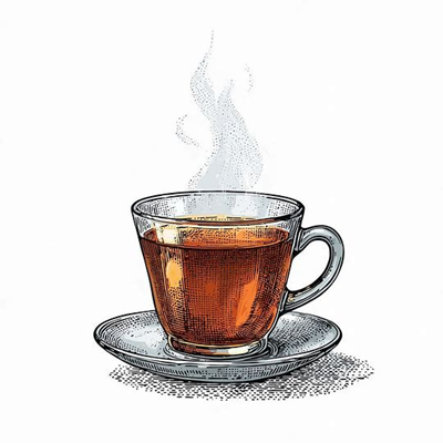 چای سیاه ساده