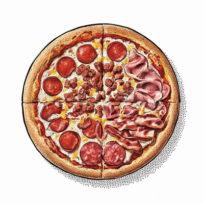 کالزونه مخلوط